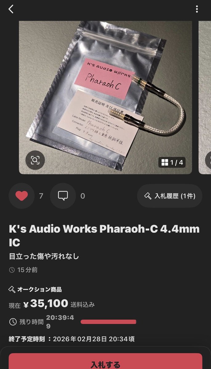 オークション開始！