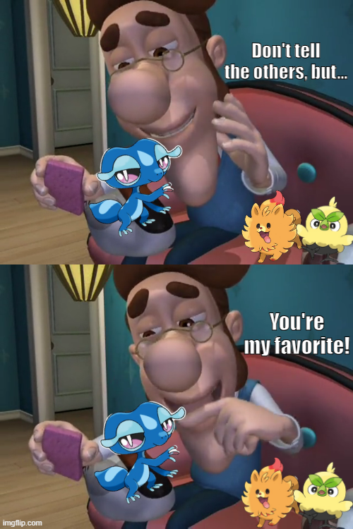 RiseFallNickBck's tweet image. No hate to the other Pokemon Winds and Waves starters but... Gecqua Gang rise up!