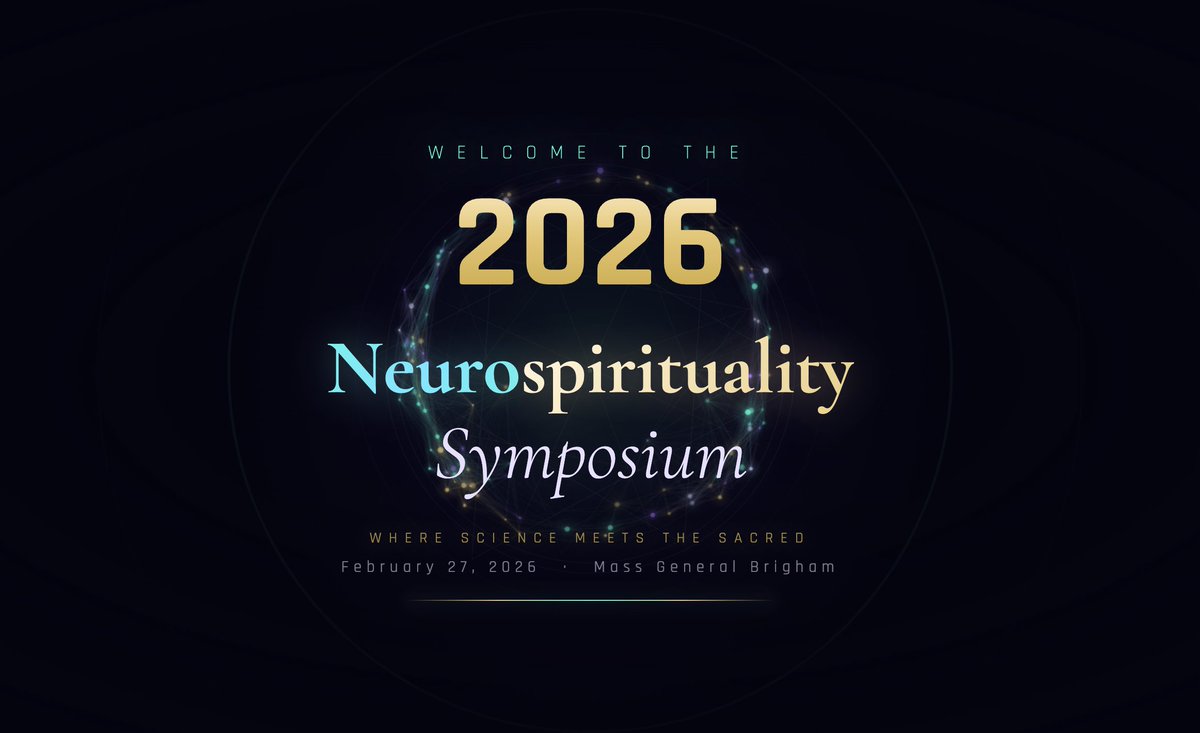 neuromichael's tweet photo. We're off to a fantastic start for the 2026 Neurospirituality Symposium! Stay tuned for updates and sharing out from the proceedings! #Neurospirituality #NeurospiritualitySymposium #ScienceAndSpirituality #BrainAndBeyond #MassGeneralBrigham https://t.co/9qW02hRm6a