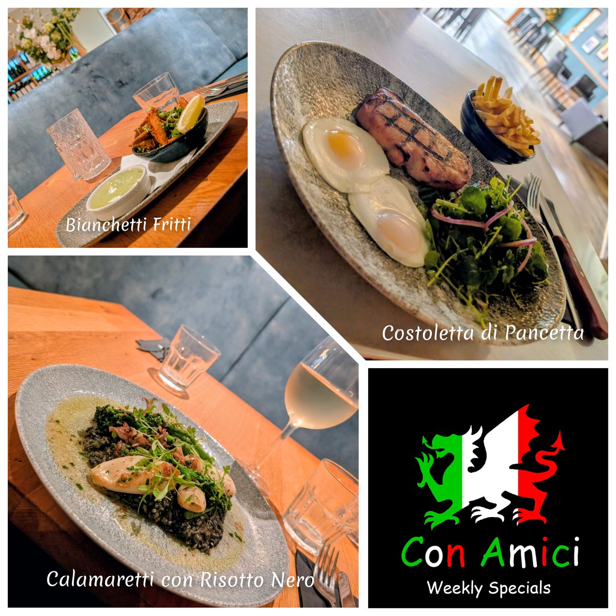 Con Amici Weekly Specials #Italianfood #Denbigh #NorthWales #weeklyspecials