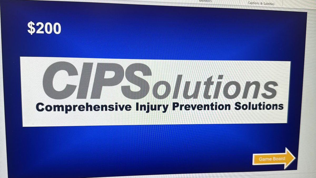 CIPSolutionsInc's tweet photo. "I’ll take Vendors Providing Value for $200, Ken."

TFW your client sends you this from their Morning Call Jeopardy.

That’s when you know something shifted. Morning meetings start celebrating how the team is getting better today.

Proud to watch this transformation unfold. https://t.co/zb5Loy6G0I