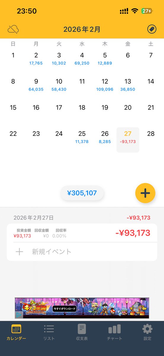 mtjmpn's tweet photo. 株13ヶ月目、生涯収支でもやっと＋になった。8ヶ月連続+できるようにすぐに勝とうとせず、しっかり待って後悔ないトレードだけできるようにしたい https://t.co/IvfVRxg3uC