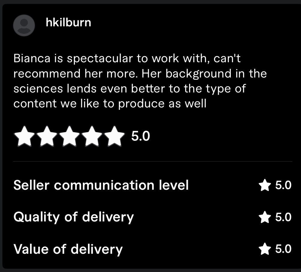 drbiancabeldini's tweet photo. Newest review. When working with healthcare / wellness brands, I come with my credentials and 29 yrs of authority. It’s always a pleasure working with brands and agencies that respect my experience and background and dedication to truth and FTC compliance. #ugc #fiverr #ugcreview https://t.co/Ke9pyK9Eqc