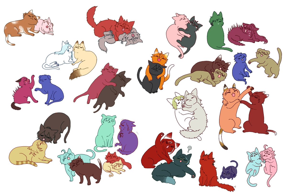 うぇぼありがとうございます🐱もっと増えました！