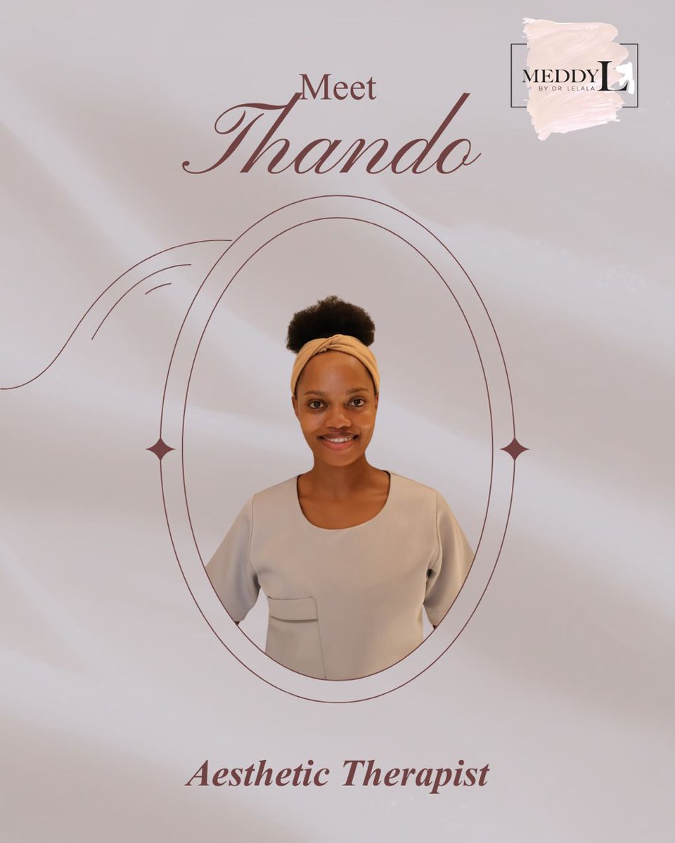 MeddyLSkinCare's tweet photo. She believes every face has something new to teach her and approaches each treatment with curiosity, care, and intention. She can’t wait to begin your unique skin journey together. https://t.co/biajeDuFDb