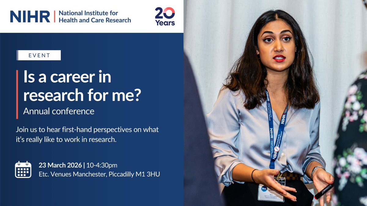 National Institute for Health and Care Research tweet media