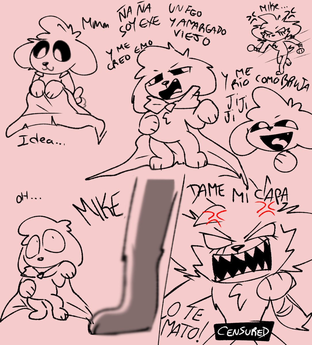 En realidad no censura nada xddd

#CoMPas #LasPerreriasDeMike 
❤💛❤💛❤💛❤💛❤
No me mires con esos ojos