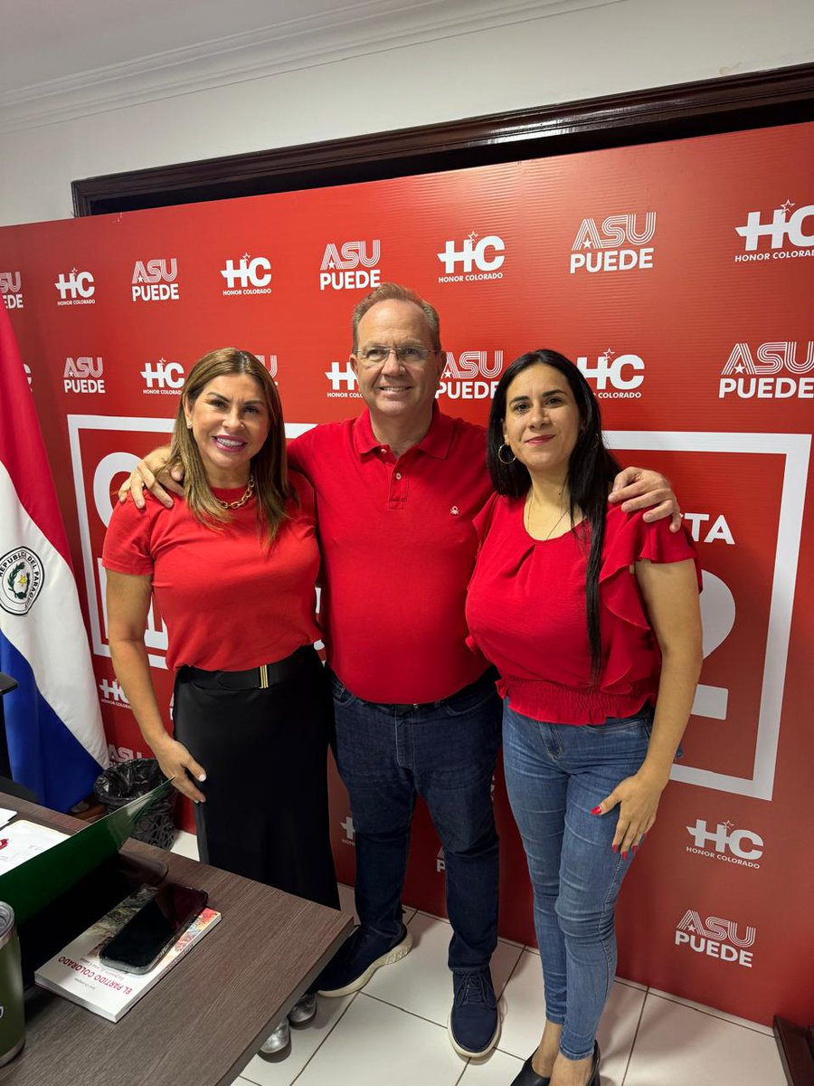 cynthiaromeroar's tweet photo. CAMILO INTENDENTE - LISTA 2🚩
CYNTHIA CONCEJAL - LISTA 2P OPCIÓN 5🖐

Damos la bienvenida a Norita Silva, vicepresidenta de la Seccional 23, quien se suma al equipo para trabajar por una Asunción mejor.

Con personas como ella, con liderazgo, #AsuPuede volver a resurgir. 💪 https://t.co/Zjh8Yhkepy