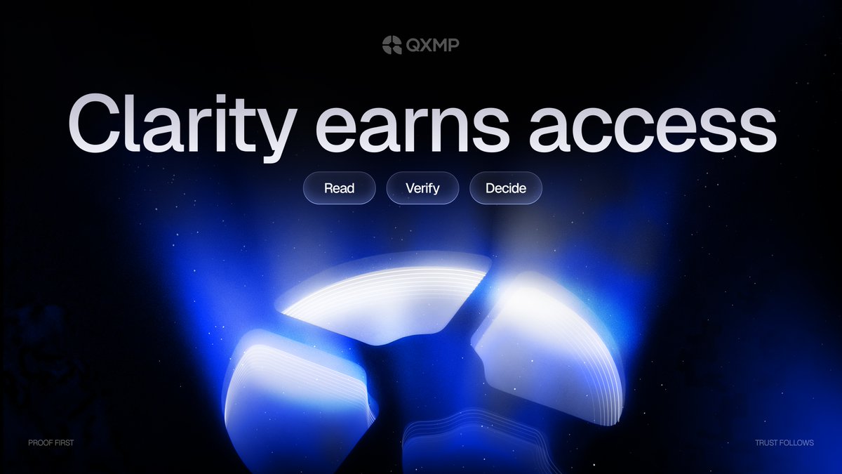 QXMP_Labs's tweet photo. Access follows understanding. Read first. Decide second. https://t.co/AoDkESlz37