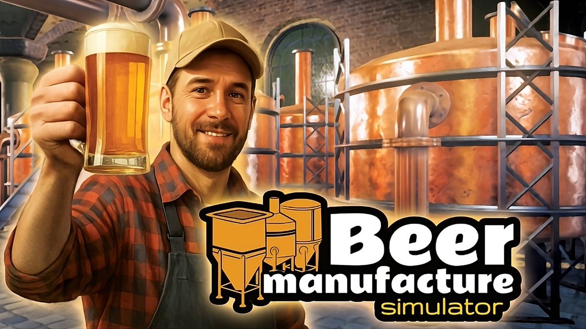 GamesIncubator's tweet image. Only a week left to #release of Beer Manufacture Simulator! 🍻
Become a Brewmaster on March 5, 2026! 👇
store.steampowered.com/app/3809410/Be…
Step into the role of a #brewmaster and grow your #brewery from small #batches to a full-scale #factory !🔥

@Play_Way