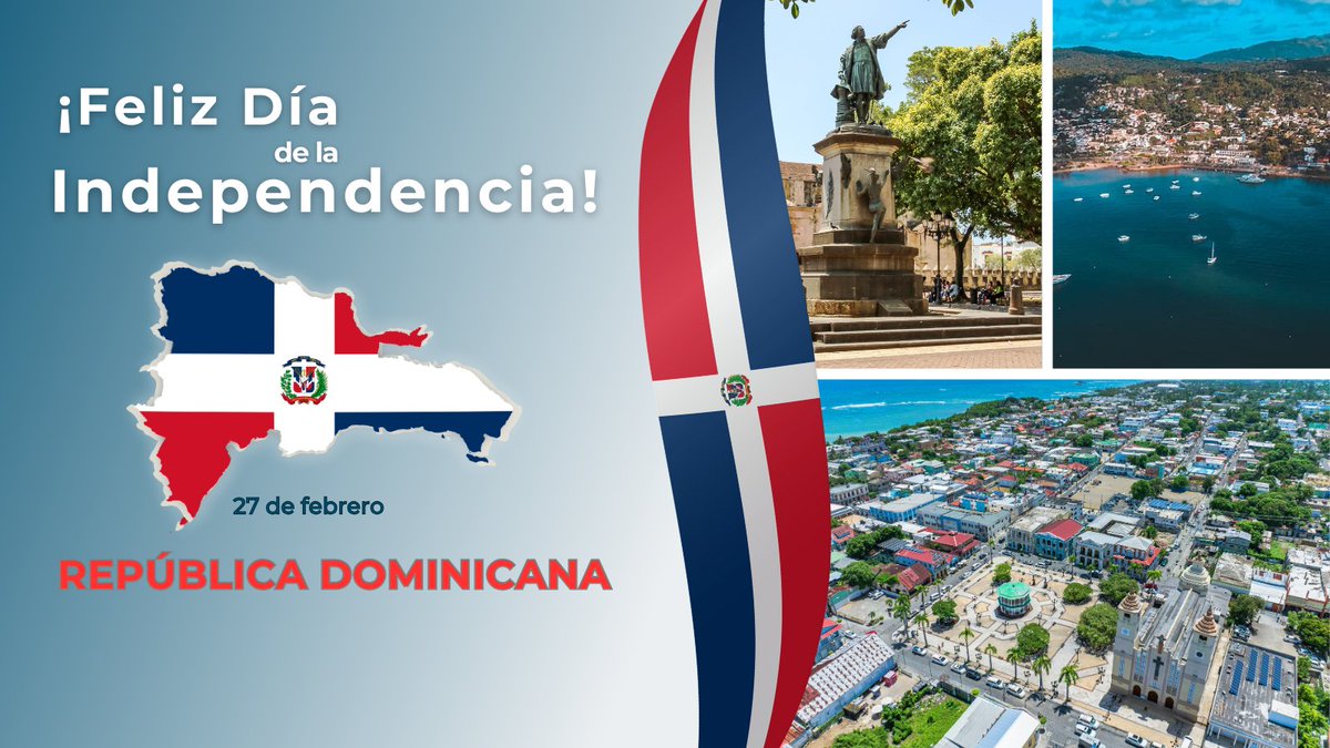Hoy celebramos el Día de la Independencia de la #RepúblicaDominicana, una fecha que honra la historia, la identidad y la determinación de un país que sigue construyendo su propio camino hacia el desarrollo. 

Desde <a href="/el_BID/">Banco Interamericano de Desarrollo</a>, saludamos al pueblo dominicano y reafirmamos nuestro