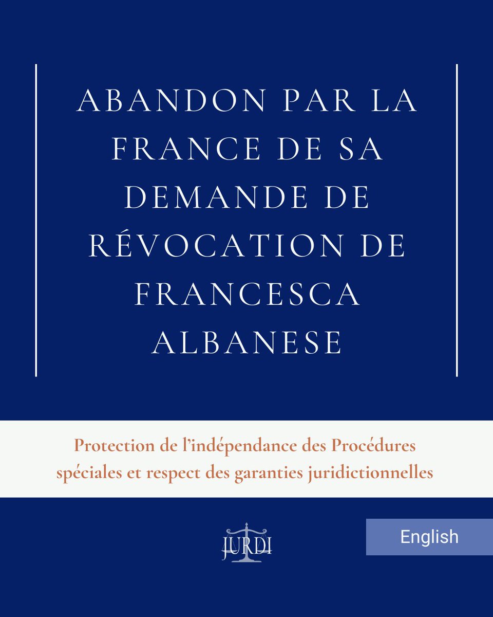 Juristes pour le respect du droit international tweet media