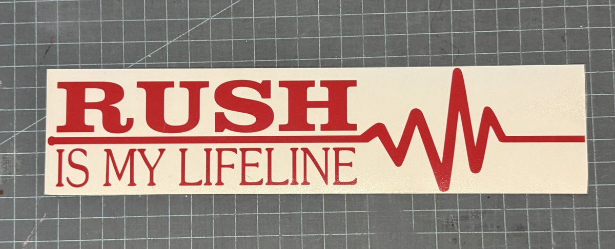 Rush74Kyle's tweet photo. #Rushfamily decal of the day! @vivien2112 @BWieds #RushLifeline #TeamRush https://t.co/IgNoR2aBvw