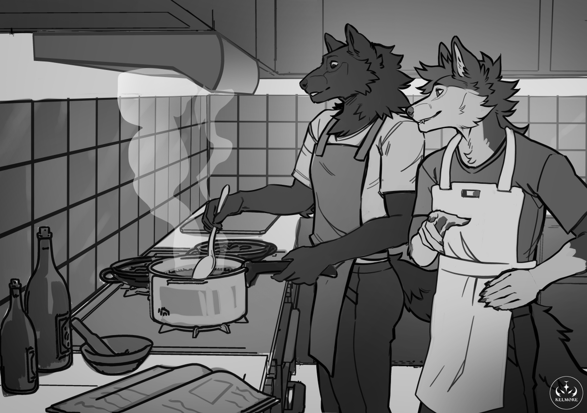 WIP we're learning how to cook here ! 🍝