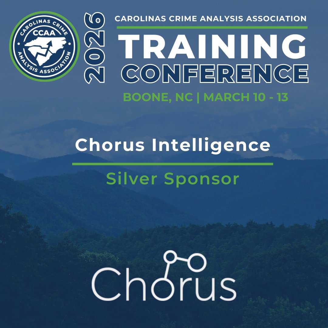 Chorus is a proud Silver Sponsor of the upcoming CCAA Training Conference March 10–13  |  Boone, NC. If you’re attending, don’t miss our presentation session with Hailey Wolfe, Customer Success Manager and former FBI analyst and stop by our booth!
