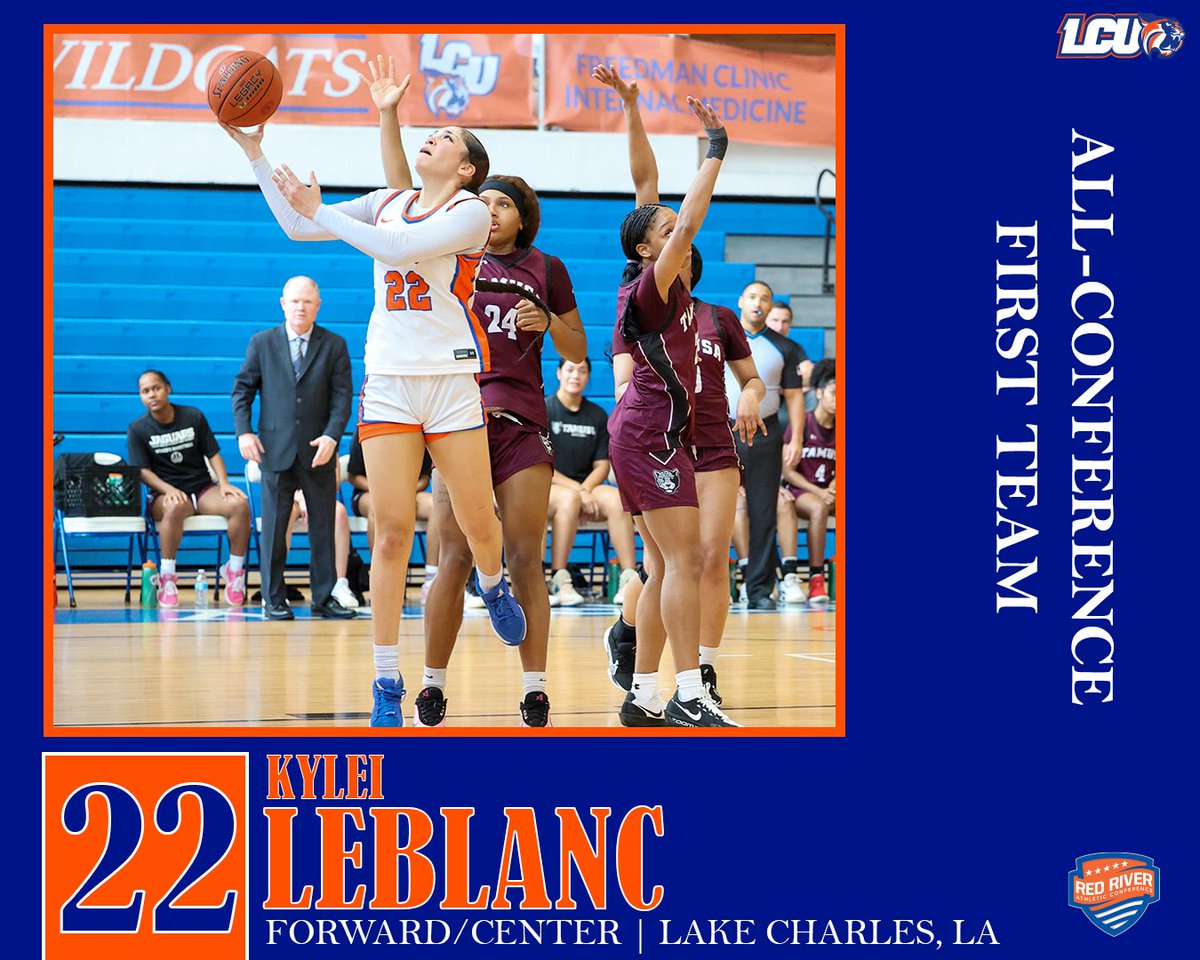 LCU_WBB's tweet photo. Congrats to Kylei Leblanc for being named All-@RRACsports 1st Team &amp; a member of the Champions of Character Team!!

#cLawsUp https://t.co/tPTl6YcNJX