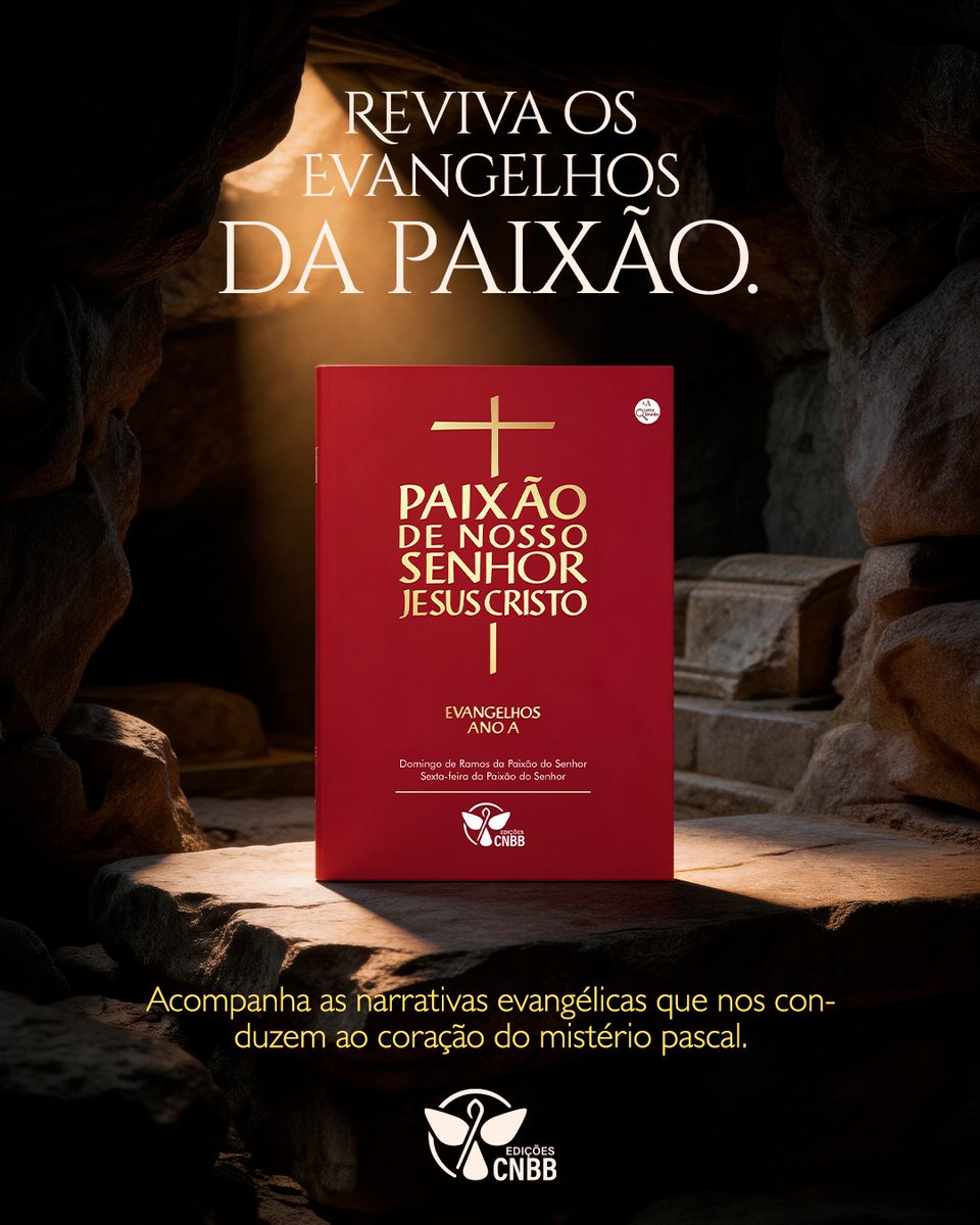 A proclamação da Paixão pede reverência e precisão. ✝️📖

O subsídio Evangelhos da Paixão de Nosso Senhor Jesus Cristo – Ano A reúne, em um único volume, os textos completos proclamados no Domingo de Ramos e na Sexta-feira da Paixão.

📦 Disponível no site da Edições CNBB!