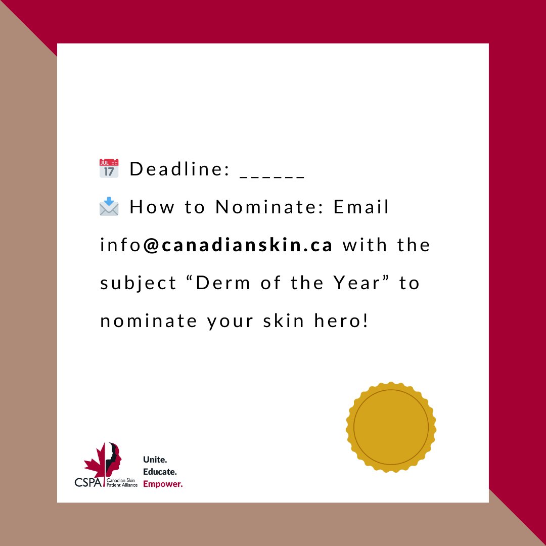 Canadian Skin Patient Alliance tweet media