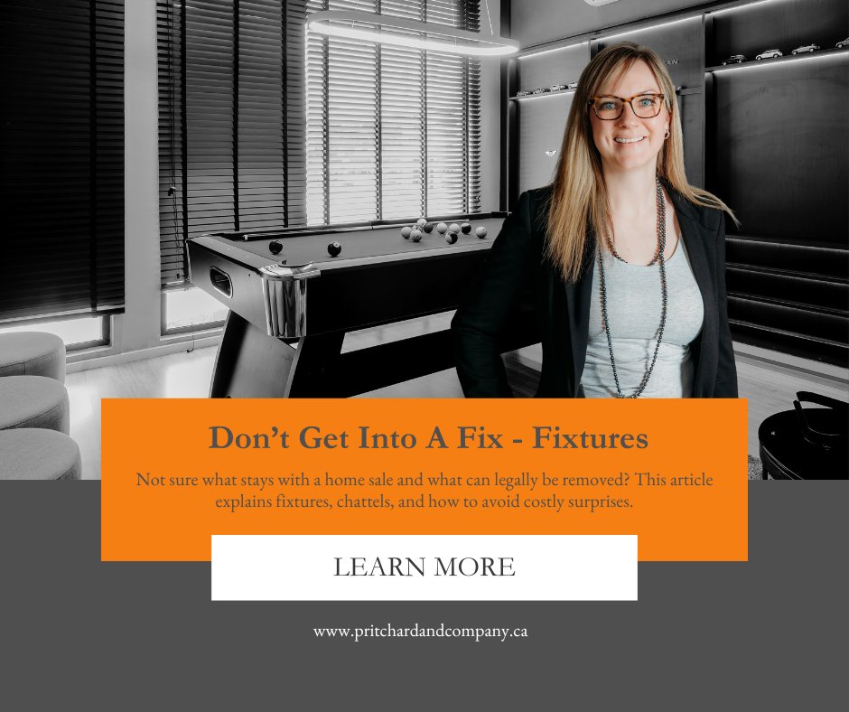 Is the pool table included in the sale? What about the garage heater or built-in microwave? Knowing attached vs. unattached goods can prevent real estate disputes.

Read more: pritchardandcompany.ca/a-guide-to-att…

#RealEstateTips #AlbertaLaw #HomeOwnership #LegalEducation #MedicineHat