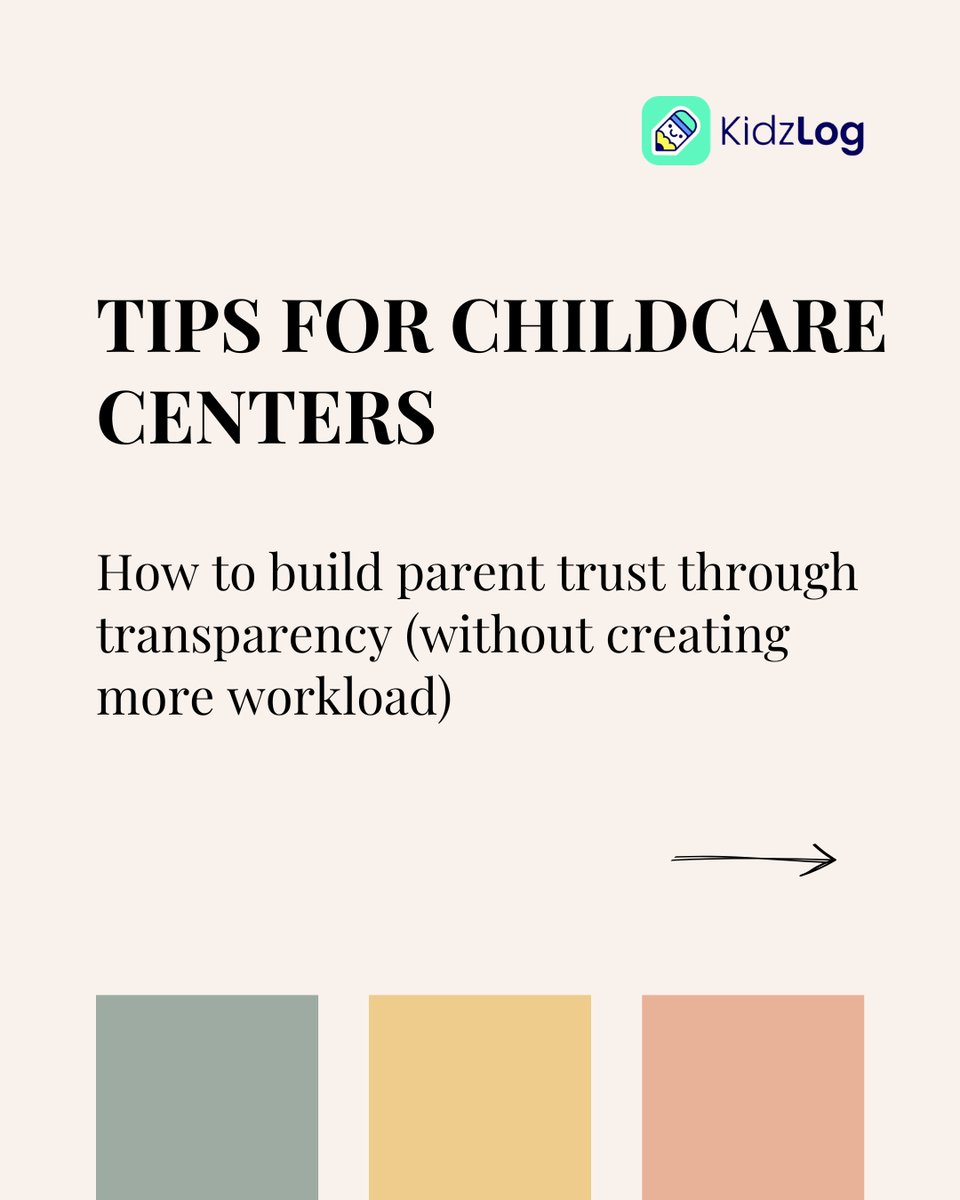 kidzlog's tweet photo. Parent trust grows when communication is clear and consistent.

With KidzLog, parents receive real-time updates, can access their child’s records anytime, and communicate easily with staff through secure two-way messaging.

Start your free trial at https://t.co/o33NkpAVTT. https://t.co/IvTT82zncw