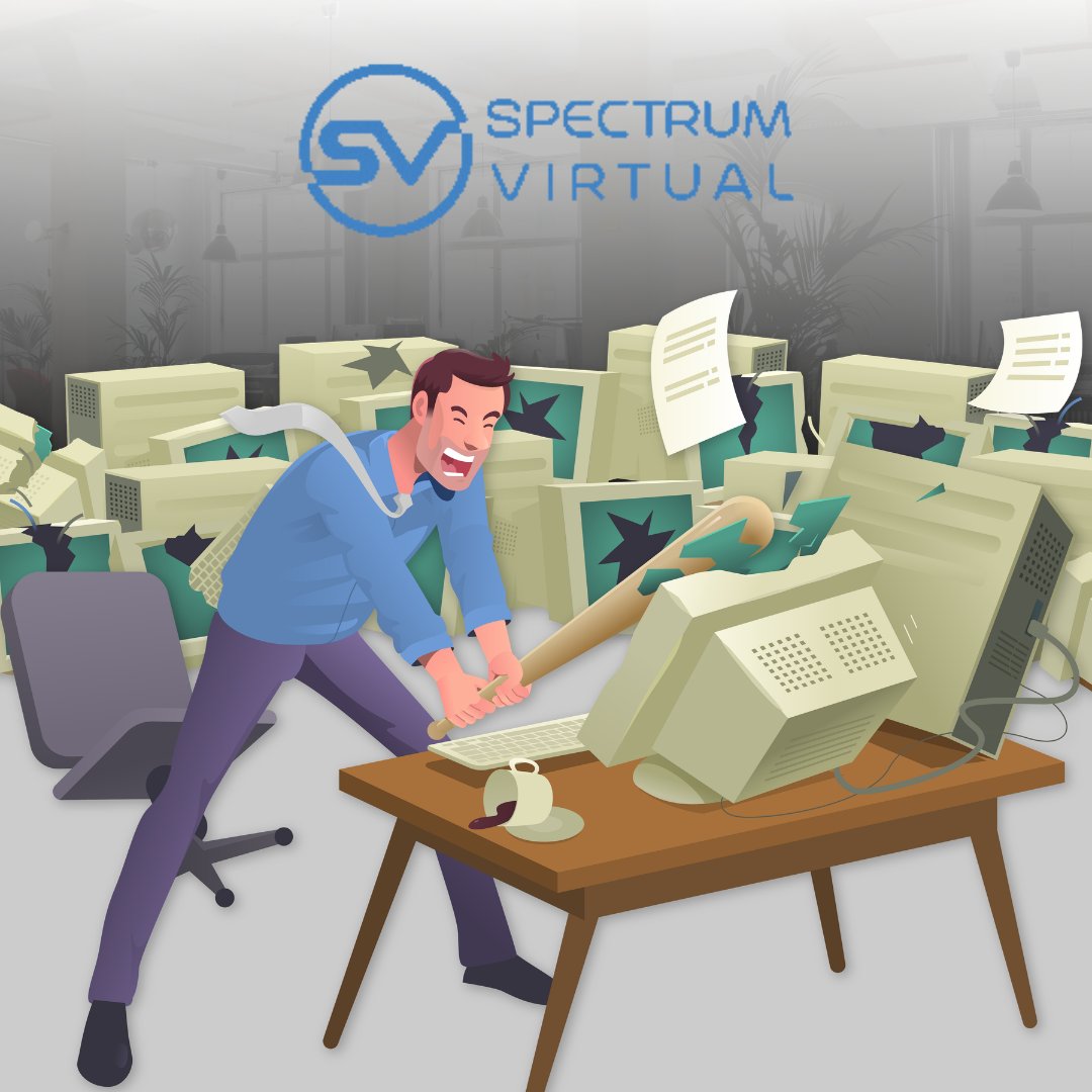 spectrumvirt's tweet photo. We’ve all been there. Technology frustration is real. If it’s time for a new solution to minimize the headaches, give us a call. When your technology works better, you work better. Let's get your systems up to speed.

Give our team a call at: (203) 303 - 7540

#SpectrumVirtual https://t.co/VlINlwUf6E