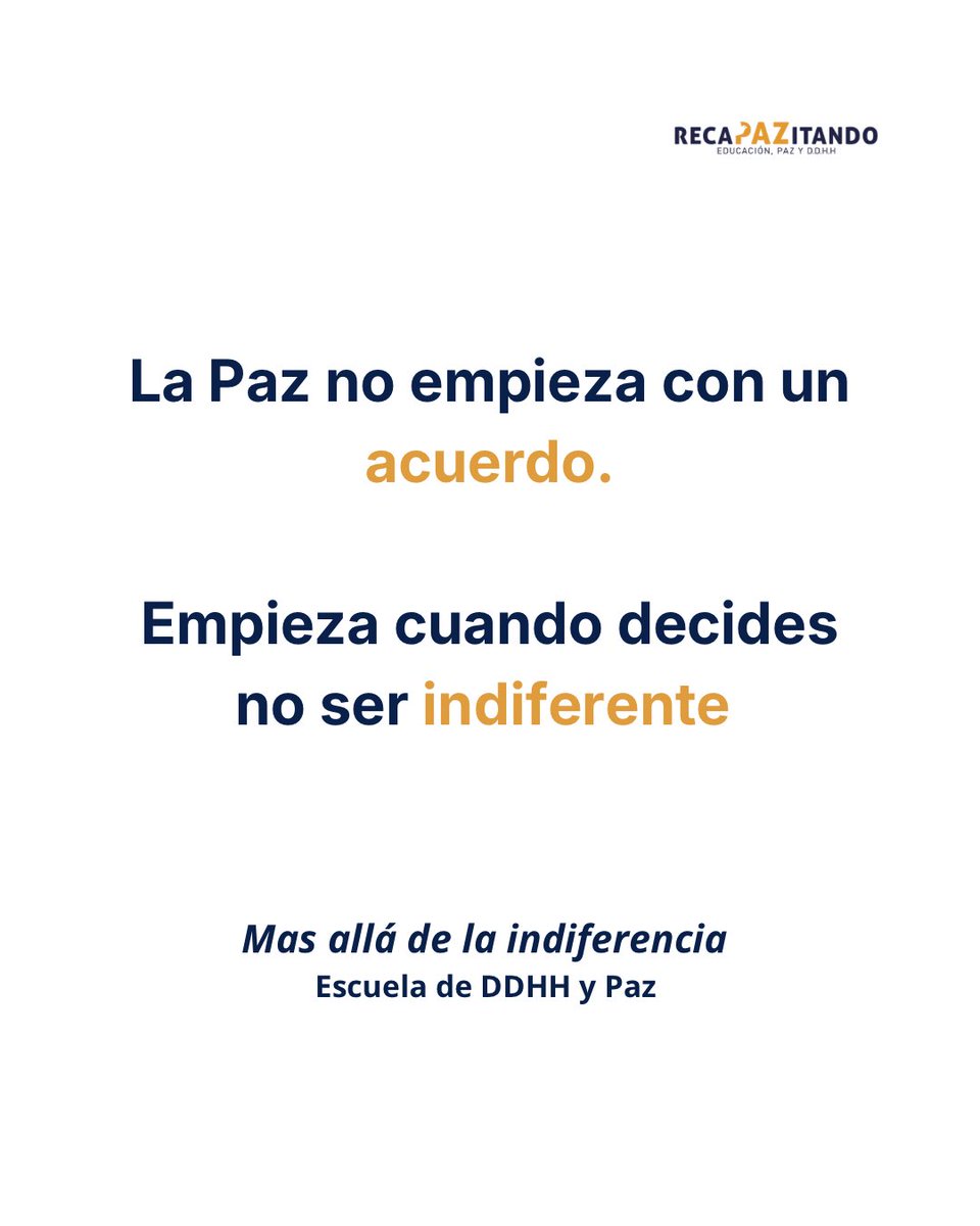 Fundación RecaPAZitando tweet media