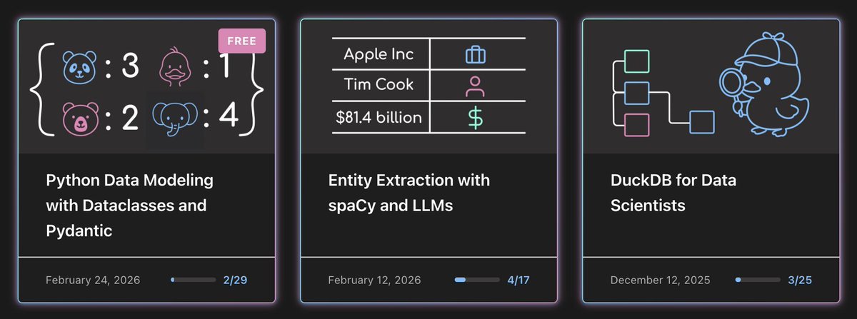 Dictionaries are the first data structure most Python developers reach for. They're also the one that hides the most bugs.

I built a free interactive course, Python Data Containers, that shows you exactly where dicts break and what to use instead.

You'll work through