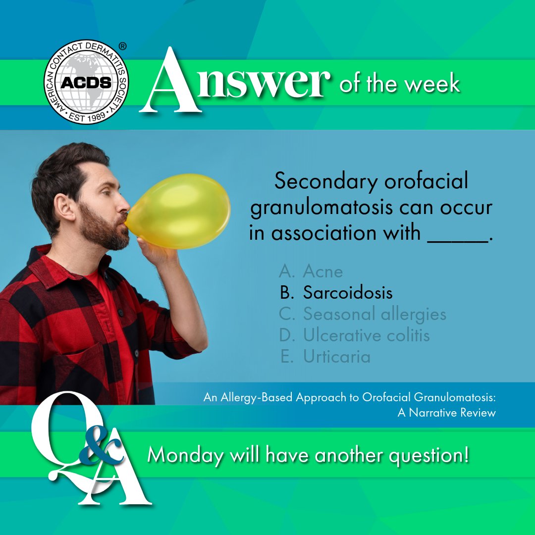 American Contact Dermatitis Society tweet media