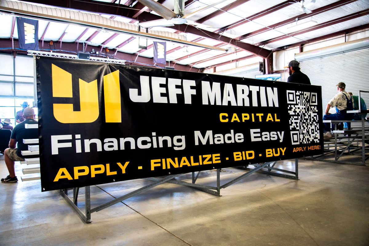 JMAuctioneers's tweet image. 💳🔥 Jeff Martin Capital has your back! From flexible financing to fast approvals, they make bidding easy and buying even easier. Get the power to bid with confidence!

👉 Learn more: jma.bid/JMCAPITAL-SM
#FinancingMadeEasy #BidWithConfidence #JeffMartinCapital