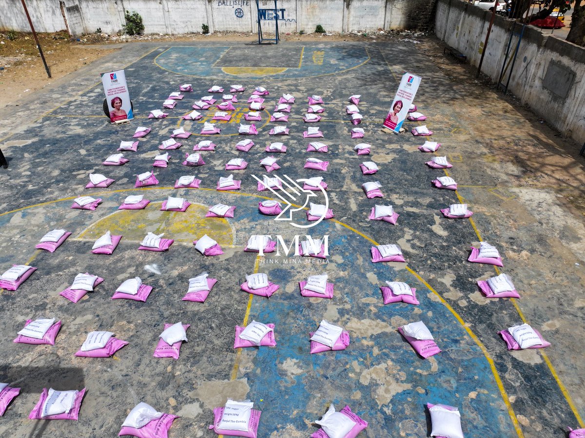 thinkMinaInt's tweet photo. FABB FOUNDATION RAMADAN DISTRIBUTION 🌙🤝

This Ramadan, the FABB Foundation—led by Her Excellency Fatou Bah-Barrow—is supporting the #needy, especially women and children, bringing #hope and dignity across communities in The Gambia. 💛

#FABBFoundation #RamadanDistribution https://t.co/zlpdSQIJRH