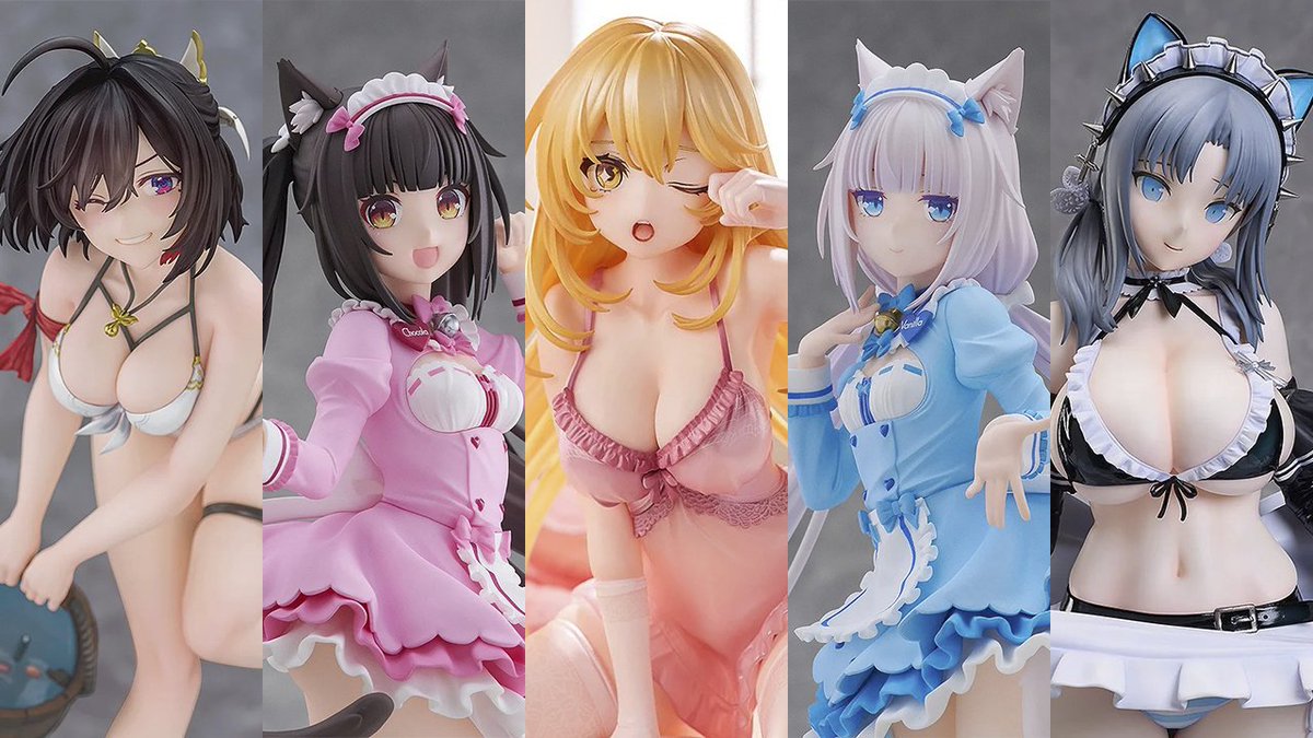 _PVChan's tweet photo. Figure news for February 23 - 27

✨ https://t.co/qp5FTndecL ✨

#BlackRockShooter #SenranKagura #AtelierYumia #acertainscientificrailgun #DaiblosCore #NEKOPARA #GirlsFrontline #figure https://t.co/AjcToxZHaG
