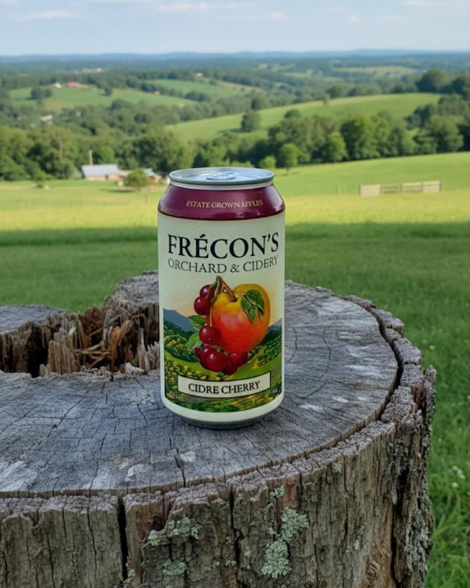 freconcidery's tweet image. Cheers from the orchard hillside! Enjoy our crisp Cidre Cherry for a sweet-tart splash of local craft. 

#CraftCider #CherryTwist #FarmToGlass #DrinkApples