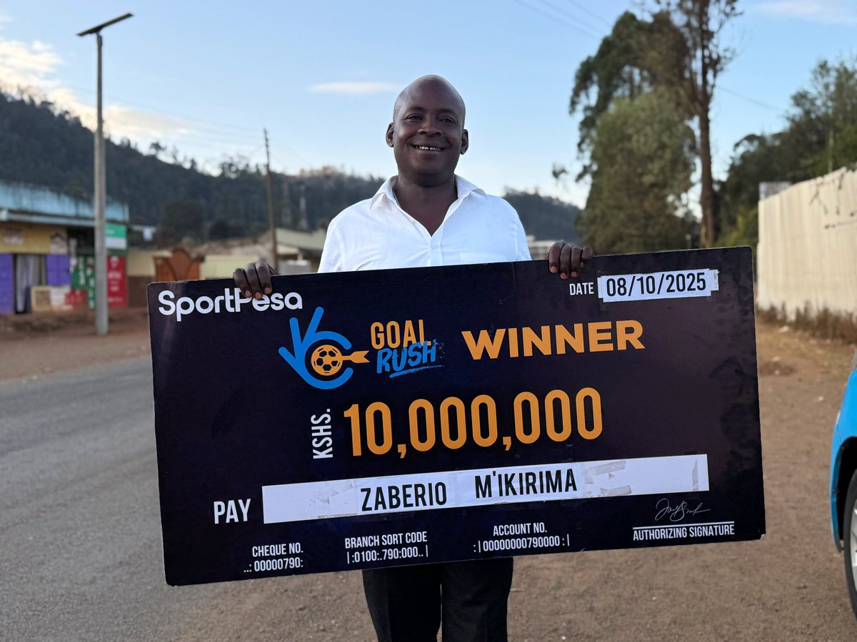 oldmamasita's tweet photo. This guy who sportpesa claimed he won 10 million is a Kenyan living in SouthAfrica 😳😳paid about 300k to do this marketing trick 😂

None of this are always true..BEWARE ❌️❌️ https://t.co/sQmsaQqP6X
