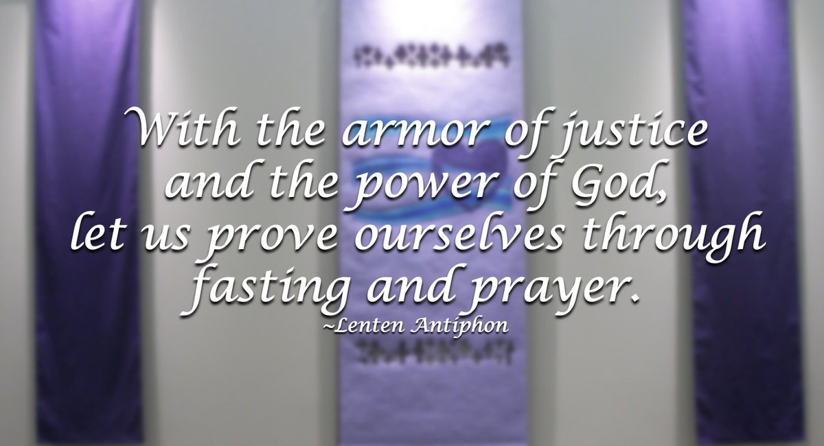 During this first week of #Lent, we rely on the loving support of God, seeking to overcome temptation remembering that “One does not live on bread alone, but on every word that comes forth from the mouth of God.” (#Gospel Antiphon for the first week of Lent).
#Monastery #prayer