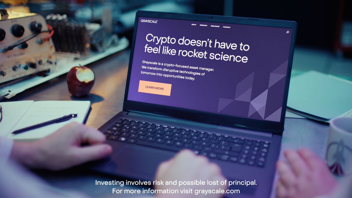 Grayscale tweet media