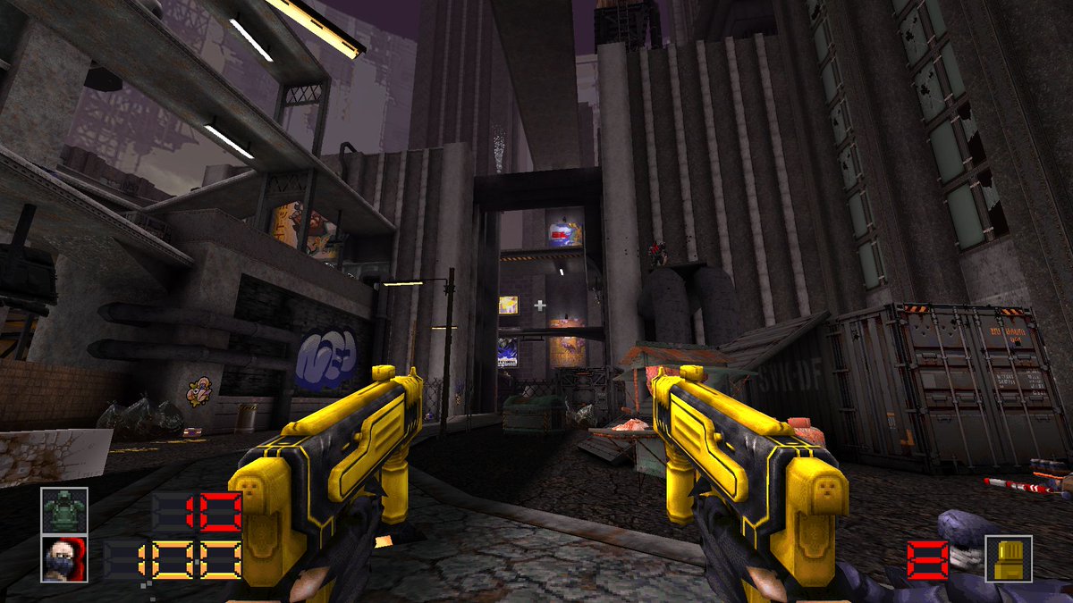 playziggurat's tweet photo. Did you know there is a prequel release to Slave Zero X?
It is a FPS Quake mod where you play as Enyo, one of the Five Calamities as she tears through the SovKhan's forces.
Check it out down below 👇
#QuakeMod #SlaveZeroX #RetroGaming https://t.co/zMZ4F0tAVT