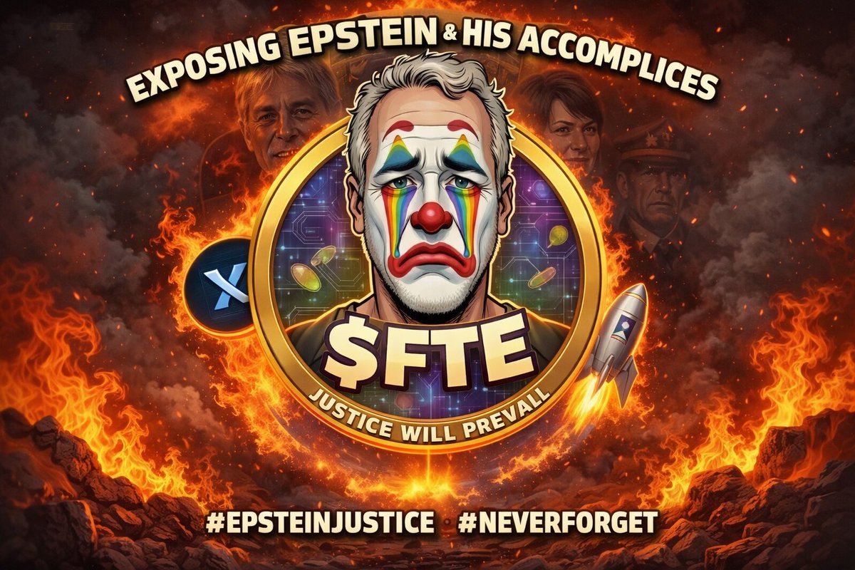 SPawnNn_Eth's tweet photo. Just launched the $FTE token! We’re on a mission to expose Epstein and his accomplices—ensuring every last one faces justice. We’ll keep pushing relentlessly on X because the internet never forgets. Who’s with us? #FTE #EpsteinJustice #NeverForget
$Fte
Ca;
13nm27BmtK9TPoU69jZYgYHgoFcidM6nRMzVC9RxBAGS