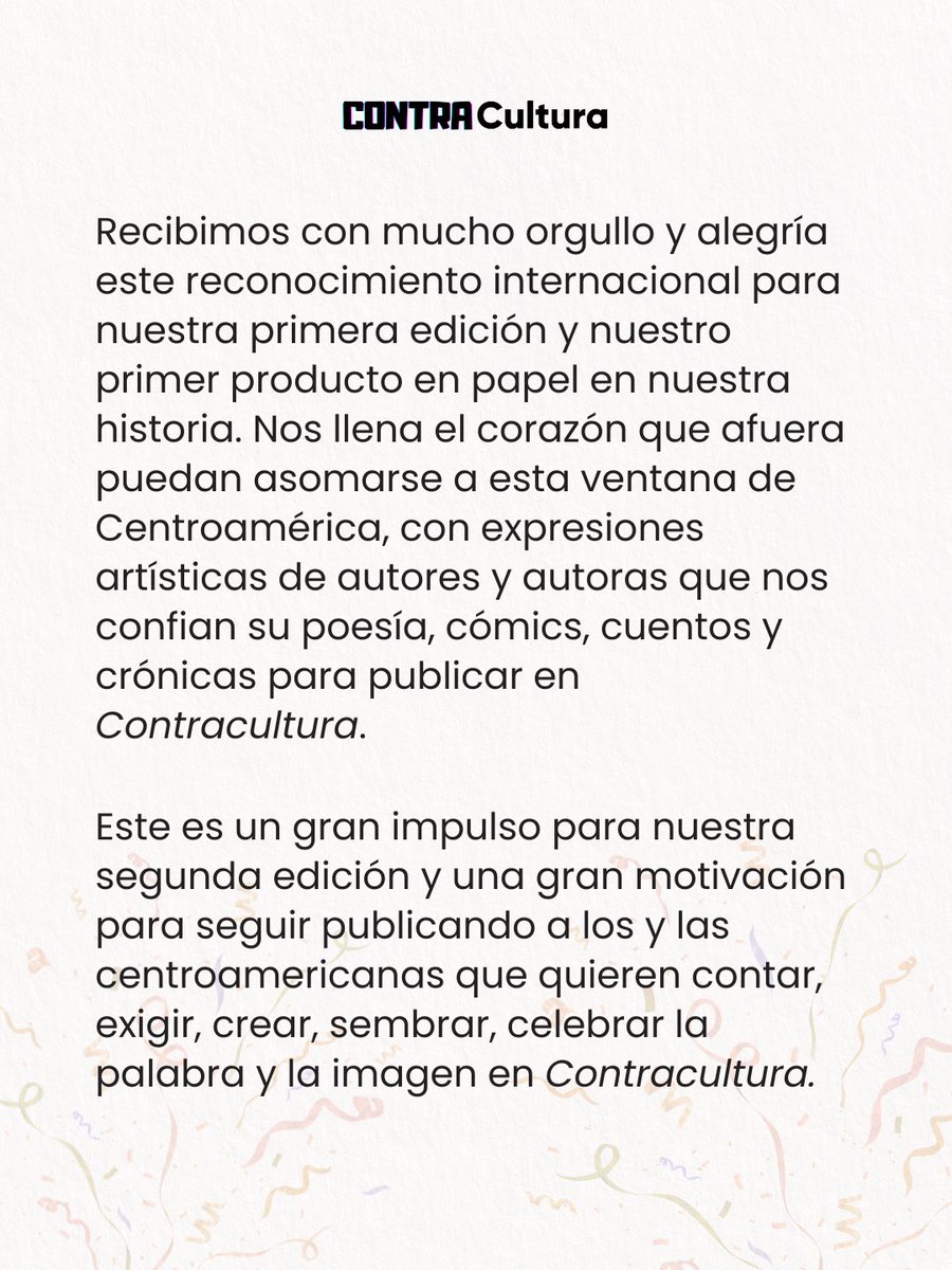 Contracorriente tweet media