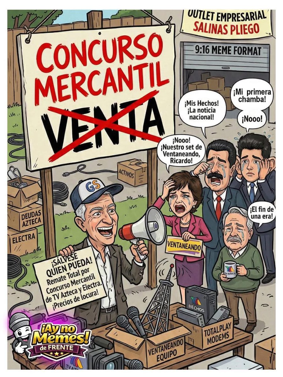 Le llegó el karma al evasor y pedófilo de salinas pliego.

Cómo nos gustan los finales felices.