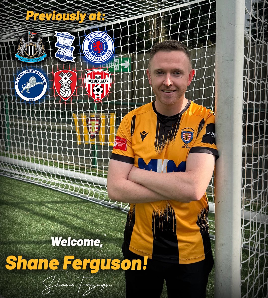 MorpethTownAFC's tweet photo. We are delighted to announce the signing of experienced former Northern Ireland international Shane Ferguson! 🙌 

Welcome to Morpeth, Shane 🤝 

#UpThePeth https://t.co/IWNhG9rUGY