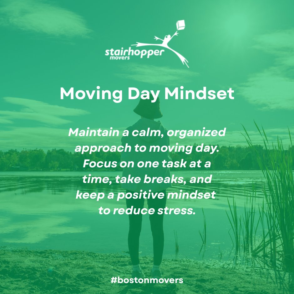 Stairhoppers's tweet image. A smooth move starts with the right mindset. Stay calm, stay organized, and take things one step at a time—your new beginning is worth it. 
#MovingDayTips #StressFreeMove #BostonMovers