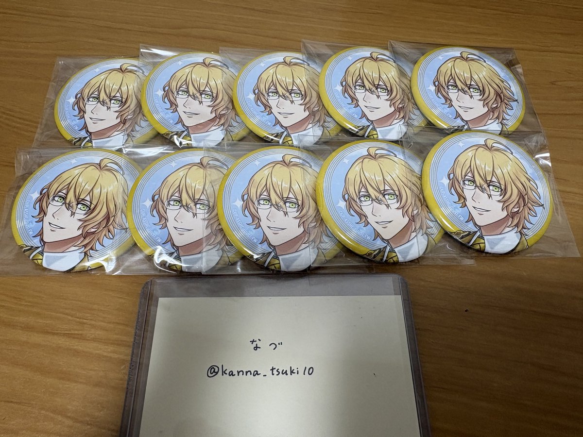 交換】うたプリ ASSHC 缶バッジ 缶バッチ 譲→那月 求→セシル 郵送2点