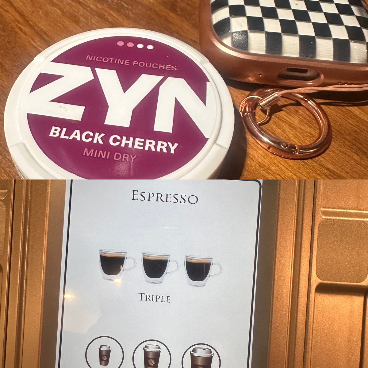 DeeViant2021's tweet image. Espresso for the ambition.
Zyn for the patience.
Dangerous combo.
#balance #chaoticcalm