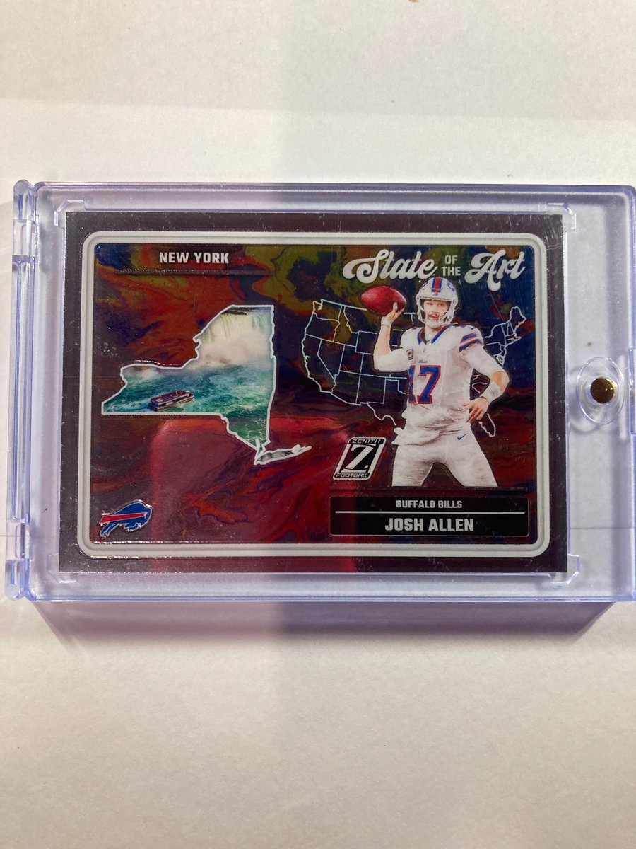 🎁Appreciation Day Giveaway🎁

Winner Announced Tuesday

🔥Josh Allen Panini State of the Art (New York) #BillsMafia

To enter
1. Follow
2. Retweet
3. Like
