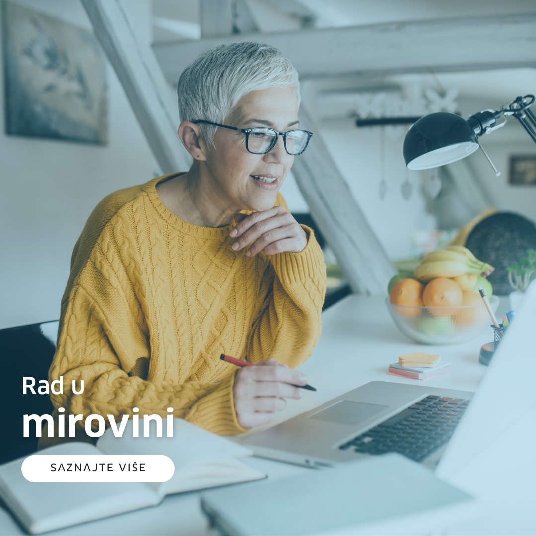Samo zato što ste u mirovini ne znači da se morate oprostiti od karijere. Osobe koje su nakon mirovine nastavile s radom smatraju kako im je rad dodatno obogatio život i dao priliku da ostanu aktivni. Pronađite posao po svojoj mjeri: umirovljenici.hzz.hr/rad-uz-mirovin…