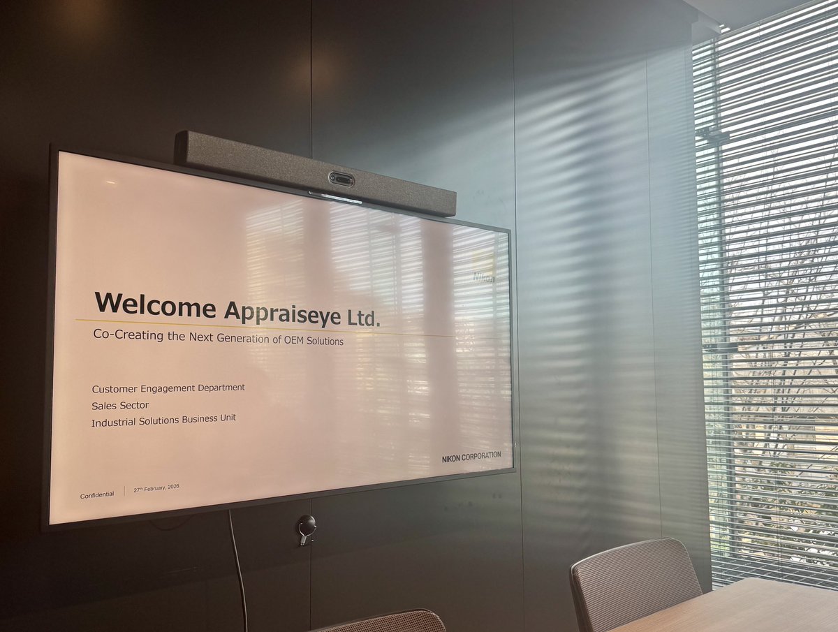 rd_smitMD's tweet photo. Backed by Innovate UK, our CSO Huiling Ke met with Nikon HQ in Tokyo to explore a collaboration in next-generation vision and imaging technologies.

Inspired and looking forward to what we can build together. https://t.co/NtUbuRKIXW