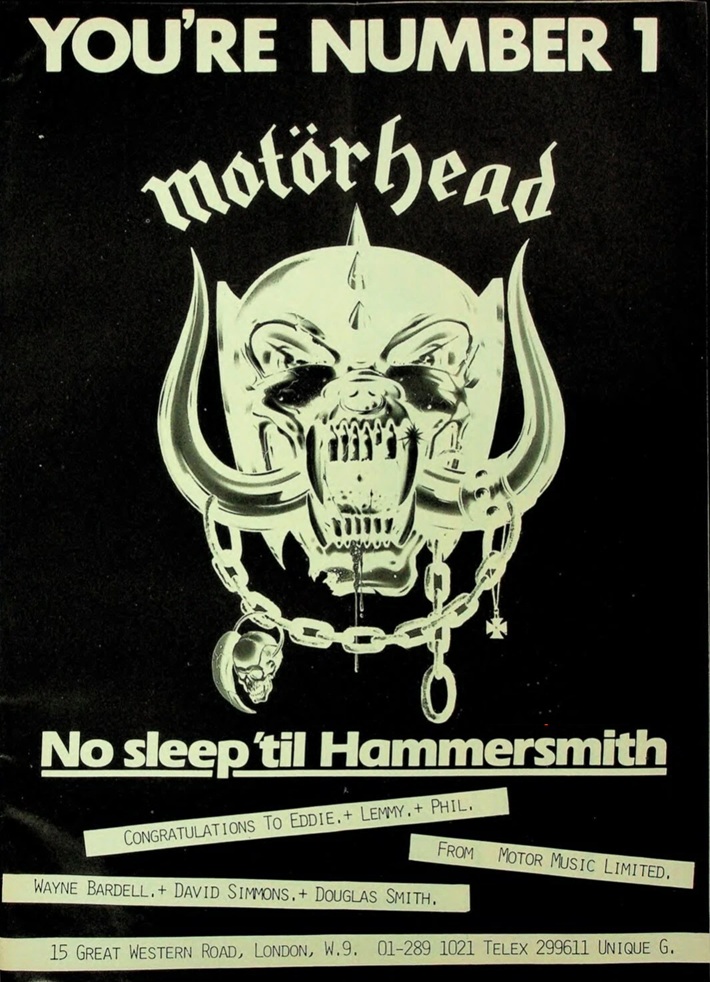 Official Motörhead tweet media