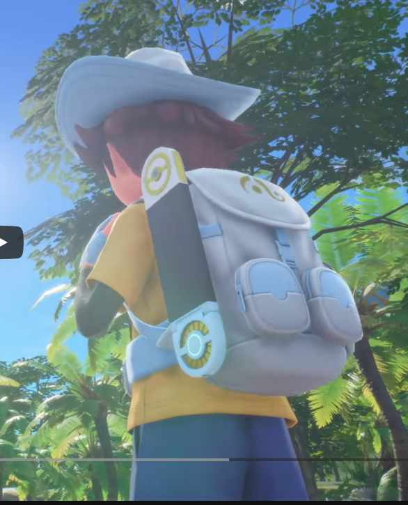 SillyRosemarie's tweet photo. Is that a hoverboard of some kind? Possibly how we traverse over the seas/islands in Pokemon Winds and Pokemon Waves? https://t.co/qjqaVOybut
