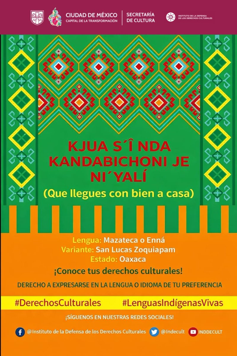 Instituto de la Defensa de los Derechos Culturales tweet media