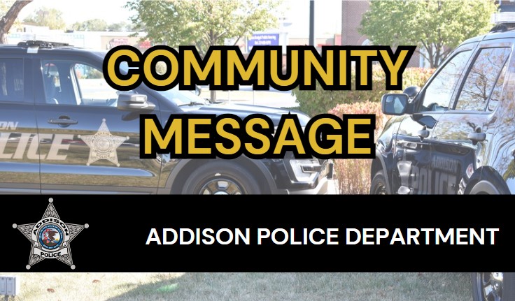 Addison Police tweet media